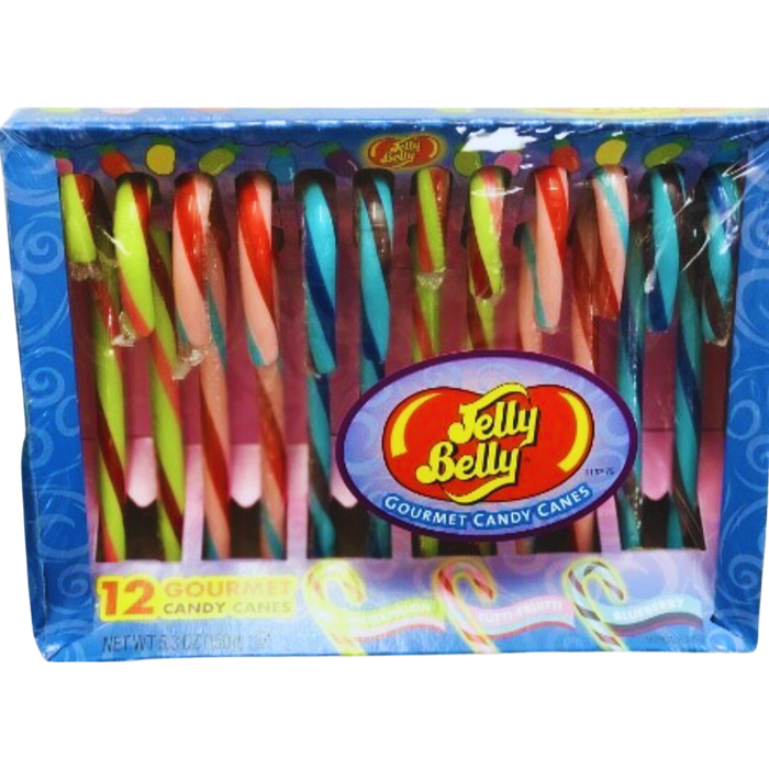 Gormet Jelly Beans Candy Canes Assorted Fruit Flavours