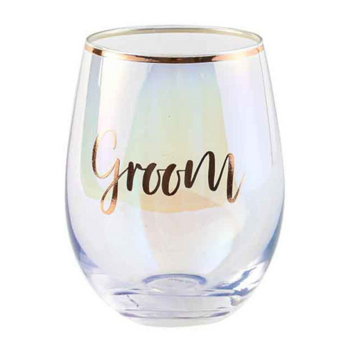 Ronis Groom Stemless Wine Rose Gold 600ml