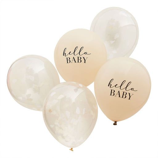 Hello Baby Confetti Balloon Bundle Ginger Ray