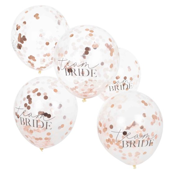 Hen Party Confetti Team Bride Balloons 30cm