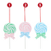 Ronis Hanging Spiral Lollipop 3 Asstd