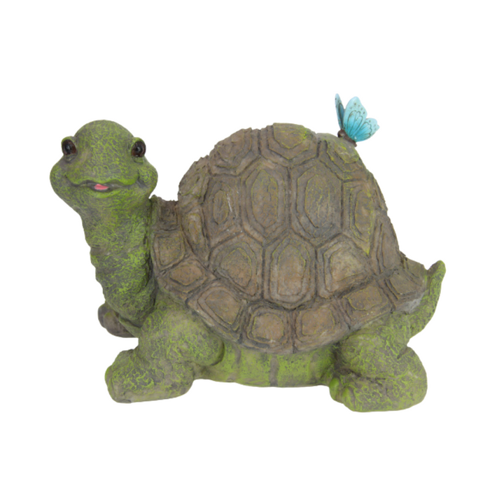 Ronis Happy Tortoise with Butterfly 26cm 2 Asstd