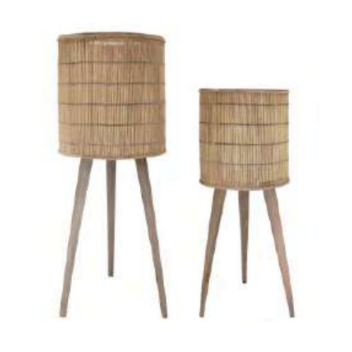 Ronis Ichiro Basket & Stand Natural Set 66cm/80cm