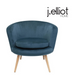 Ronis J. Elliot Ada Accent Chair 77x79x76cm Steel Blue