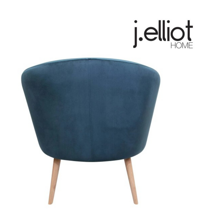 Ronis J. Elliot Ada Accent Chair 77x79x76cm Steel Blue