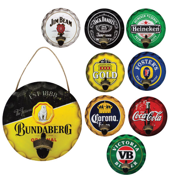 Alcohol Bottle Caps Bottle Opener Assorted Designs