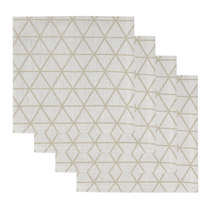 Ronis Jacquard Napkin 45x45cm Taupe Set of 4