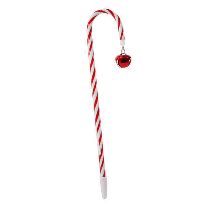 Ronis Jingle Bells Candy Striped Pen 2 Asstd