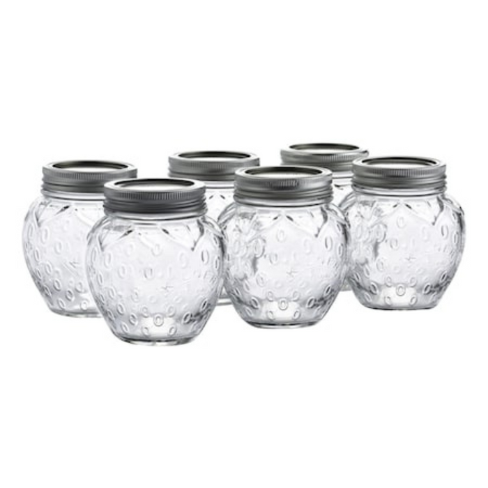 Ronis Kilner Strawberry Jar Set of 6 400ml