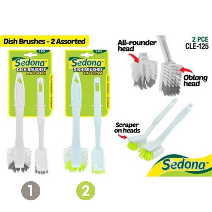 Ronis Kitchen Brush Set 2pce Sedona 2 Asstd