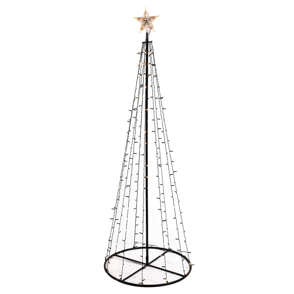 LED Christmas Cone Tree 240cm Warm White