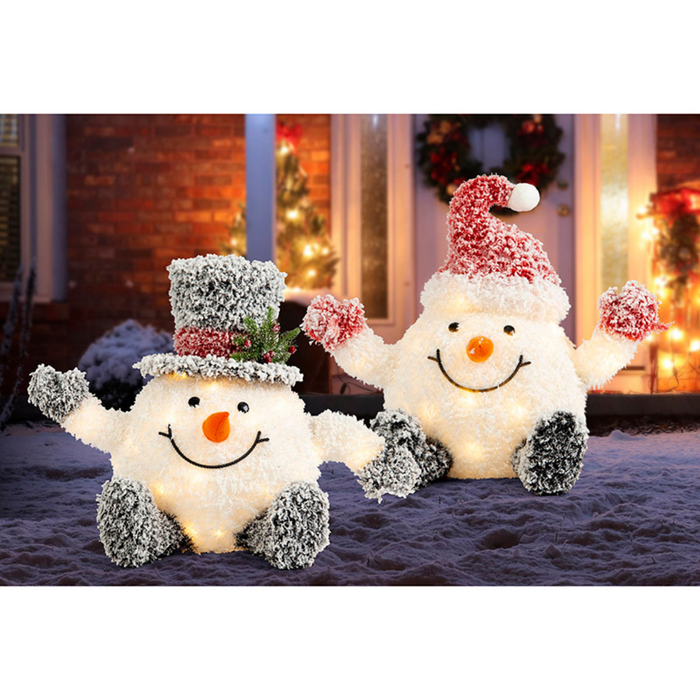 Ronis LED Frosty Cute Snowman 2 Asstd