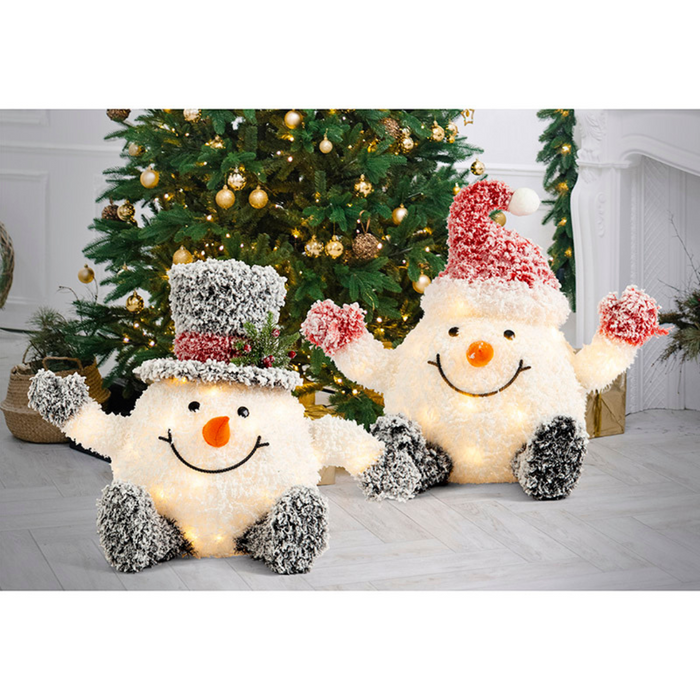 Ronis LED Frosty Cute Snowman 2 Asstd