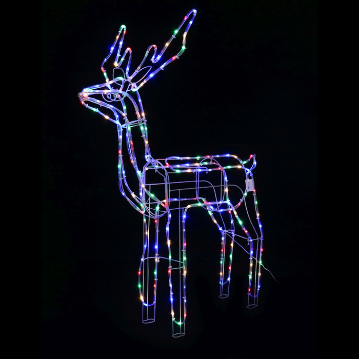 Ronis LED Tubelight Reindeer Stand Multi