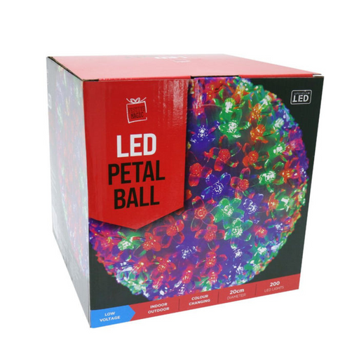 Ronis Led Petal Ball 20Cm 200L Colour Change