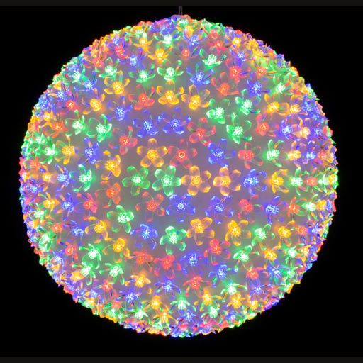 Ronis Led Petal Ball 32Cm 500L Flashing Multi