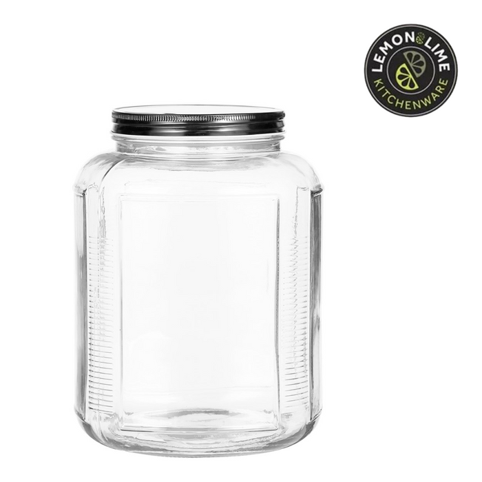 Ronis Lemon and Lime Ascot Glass Jar 4.5L