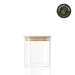 Ronis Lemon and Lime Camden Square Glass Jar Bamboo Lid 800ml