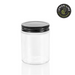 Ronis Lemon and Lime Capri Glass Preserve Jar Black Lid 300ml 6pk