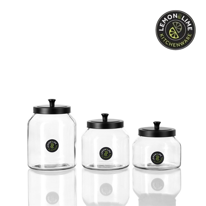 Ronis Lemon and Lime Cosmo Glass Jar 2L