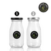 Ronis Lemon and Lime Glass Milk Bottle 200ml 2 Asstd