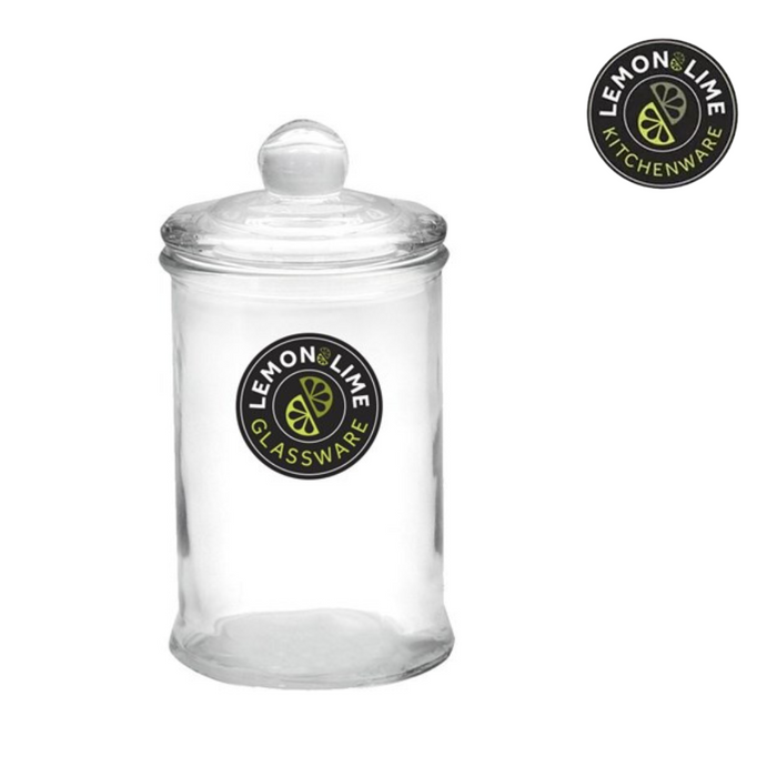 Ronis Lemon and Lime Glass Multipurpose Jar 18x10cm 50ml