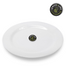 Ronis Lemon and Lime Melamine Dinner Plate Round 27.5cm White