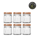 Ronis Lemon and Lime Modena Glass Jar Square Rose Gold Lid 225ml 6pk