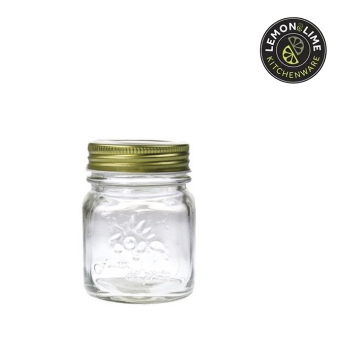 Ronis Lemon and Lime Roma Glass Conserve Jar 6x6x8cm 200ml