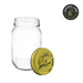 Ronis Lemon and Lime Roma Glass Conserve Jars Gold Lids 8.5x8.5x13cm 550ml 8pk