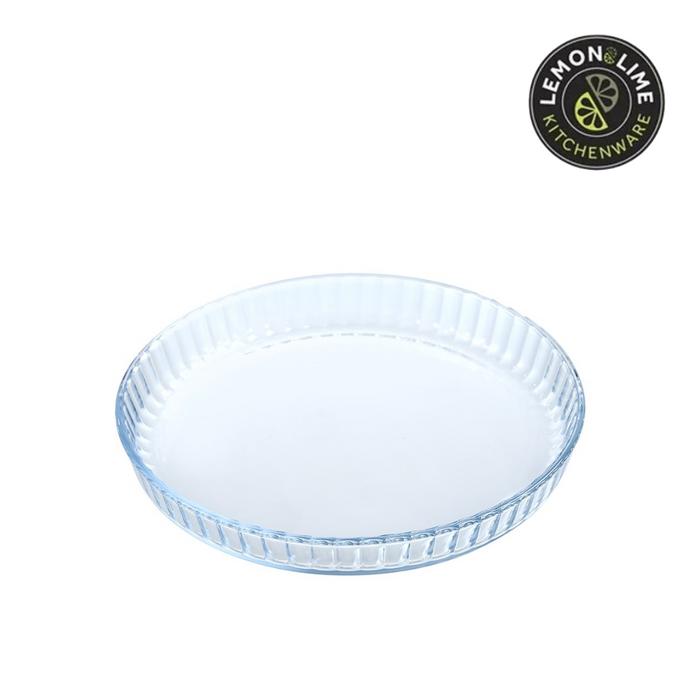 Ronis Lemon and Lime Yorkshire Glass Bakeware Piedish 1.5L 27.5x27.5x3.5cm