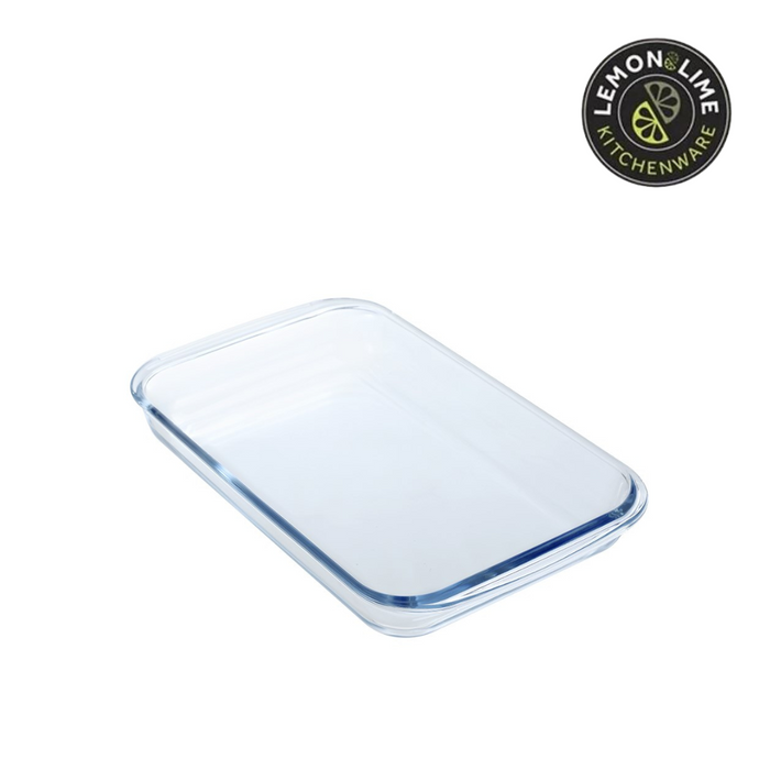 Ronis Lemon and Lime Yorkshire Glass Bakeware Rectangle 3L 39x23.5x5cm