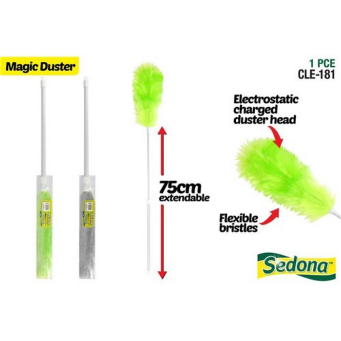 Ronis Magic Duster Handle Extends 76cm 2 Asstd