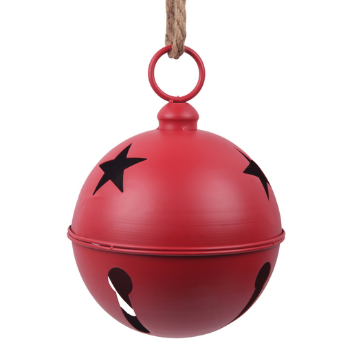 Ronis Matt Red Metal Bell 16cm