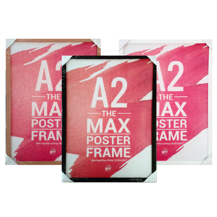 Ronis Max Poster Frames Perspex 42x59.4cm A2 White