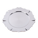 Ronis Melamine Charger Plate 33cmD Silver