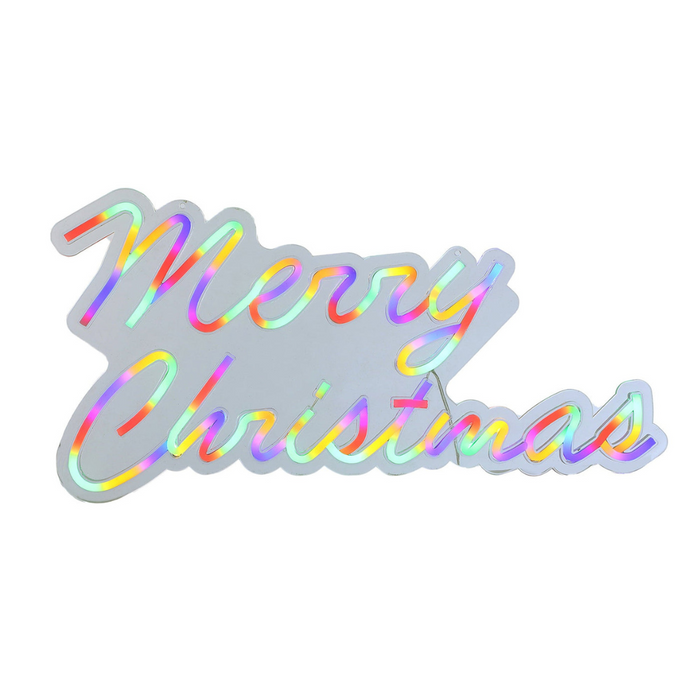 Ronis Merry Christmas Sign Multicolour 50x25cm