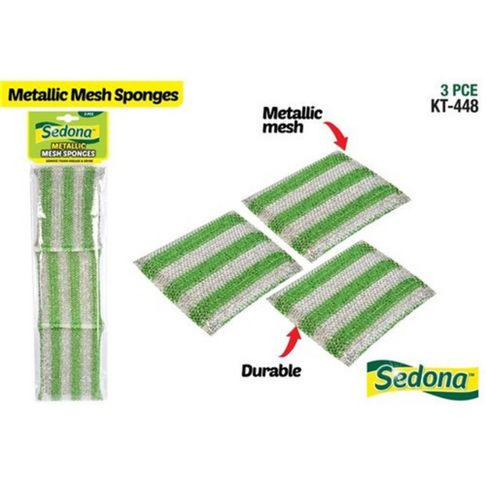 Ronis Metallic Mesh Sponges 3pce Sedona