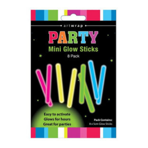 Ronis Mini Glow Sticks Pack of 8