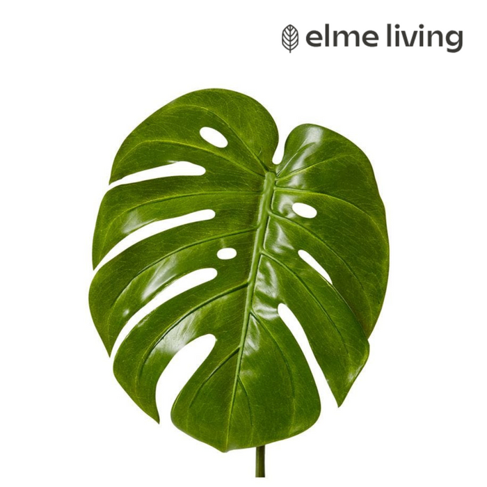 Ronis Monstera Leaf Green 25x22x60cm