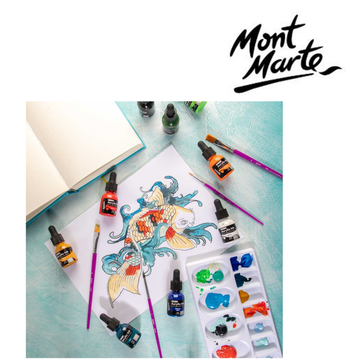 Ronis Mont Marte Acrylic Ink 12pc x 20ml