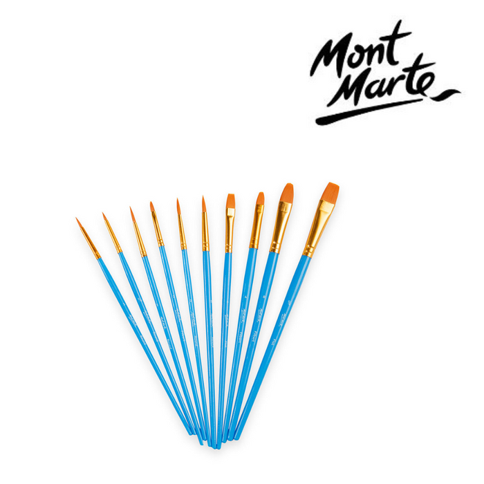 Ronis Mont Marte Assorted Brush Set 10pc