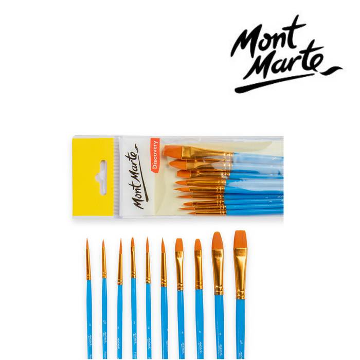 Ronis Mont Marte Assorted Brush Set 10pc