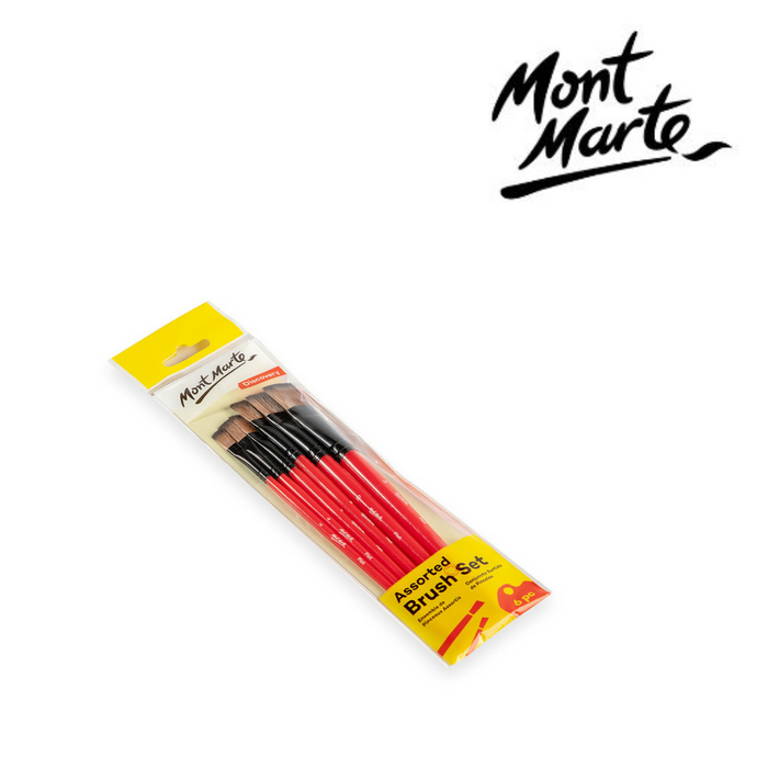 Ronis Mont Marte Assorted Brush Set 6pc