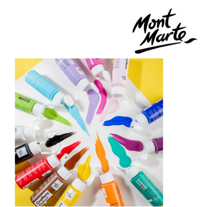 MONT MARTE Fabric Paint Set 8pc x 20ml