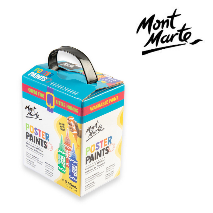 Ronis Mont Marte Poster Paint Set 6pc x 60ml