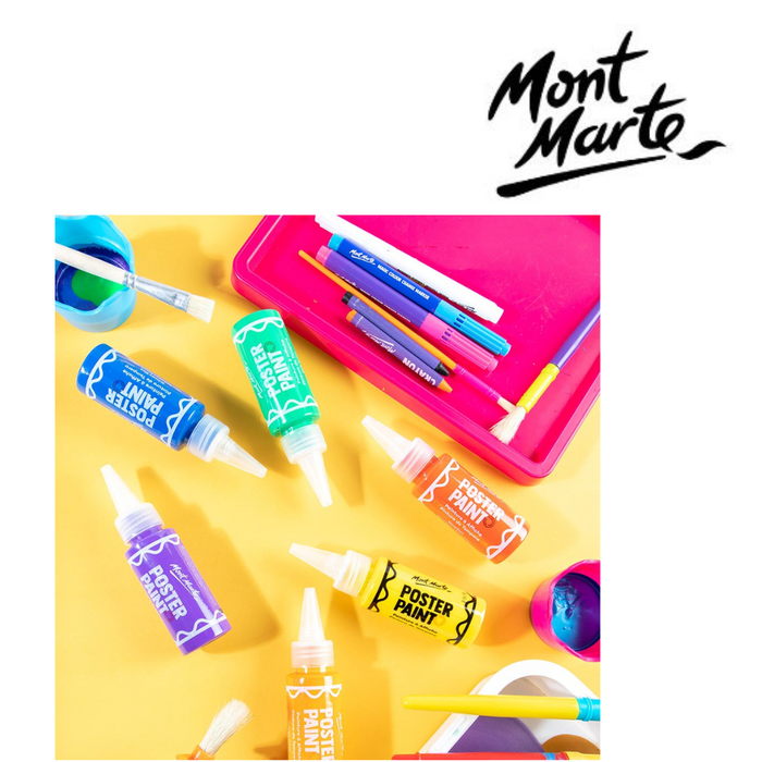 Ronis Mont Marte Poster Paint Set 6pc x 60ml