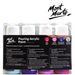 Ronis Mont Marte Pouring Acrylic 4pc x 60ml - Aurora