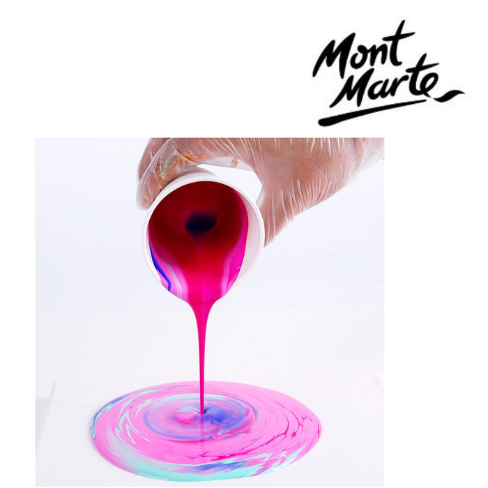 Ronis Mont Marte Pouring Acrylic 4pc x 60ml - Aurora