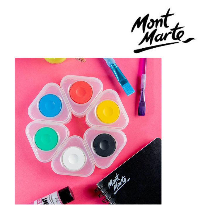 Ronis Mont Marte Tempera Paint Wheel 6pc - Bright